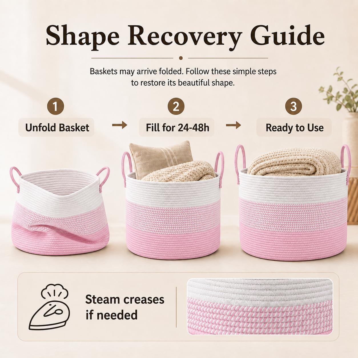 Detalle de JMvicyroam Blanket Basket, 115L