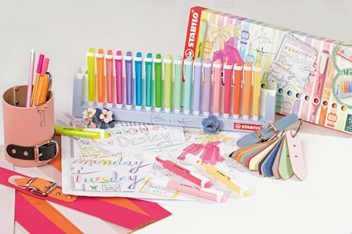 Thumbnail 7 de STABILO swing cool Desk set Marina Hoermanseder 18 colores 🖊️