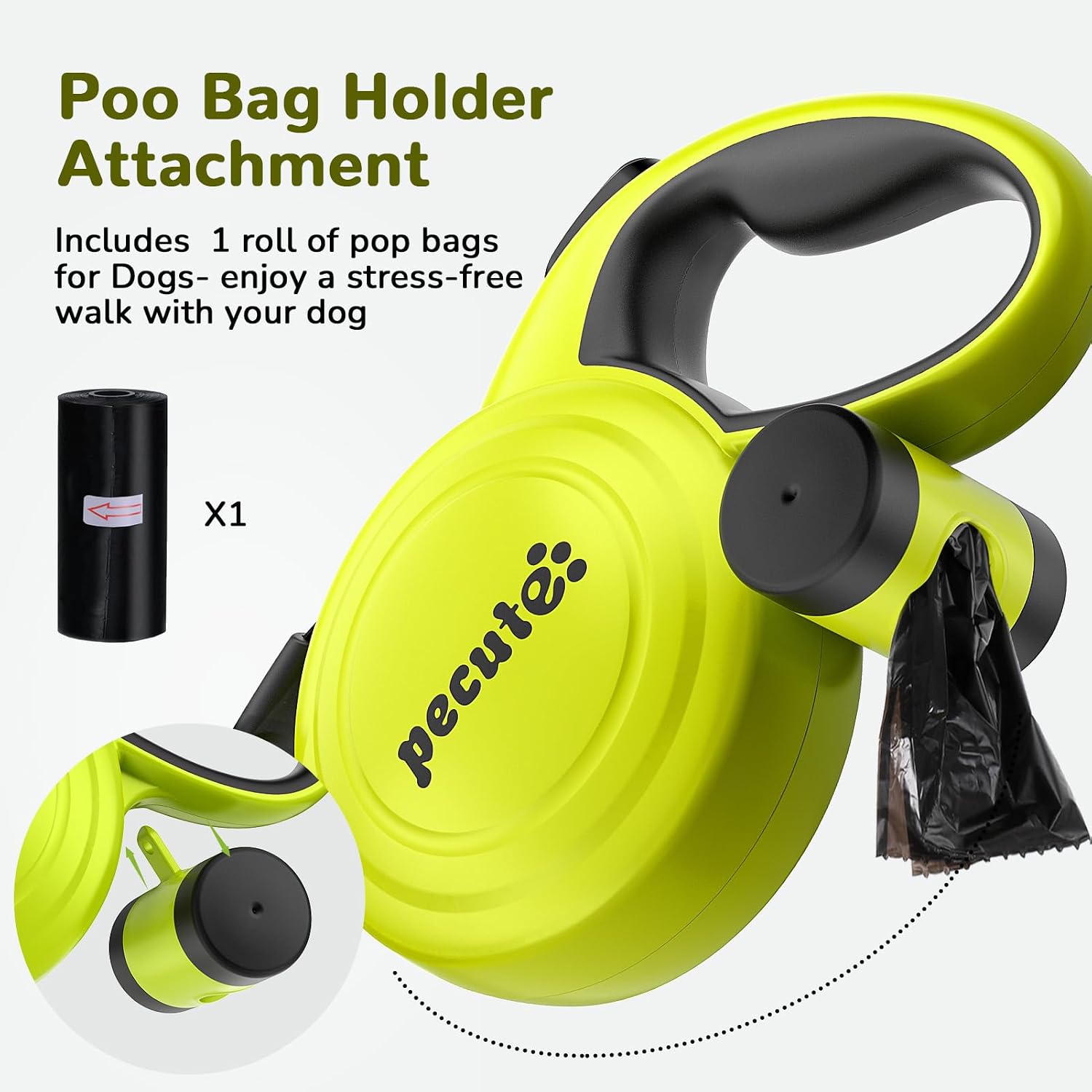 Thumbnail 6 de Pecute Retractable Dog Leash 10m