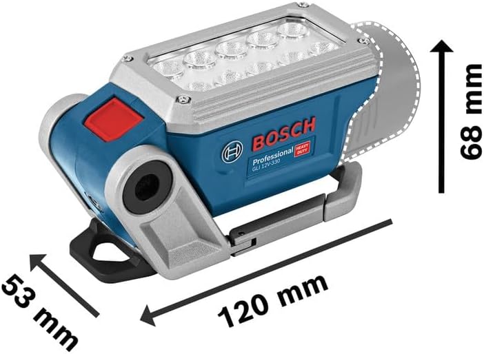 Detalle 2 de Bosch Professional GLI 12V-330: Lampe LED sans fil pour le système 12V