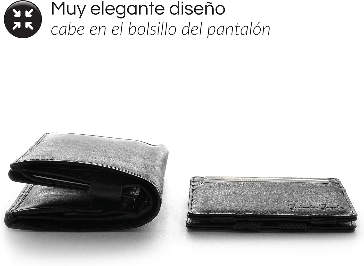 Detalle 2 de Jaimie Jacobs ® Cartera Mágica Slim con Bloqueo RFID