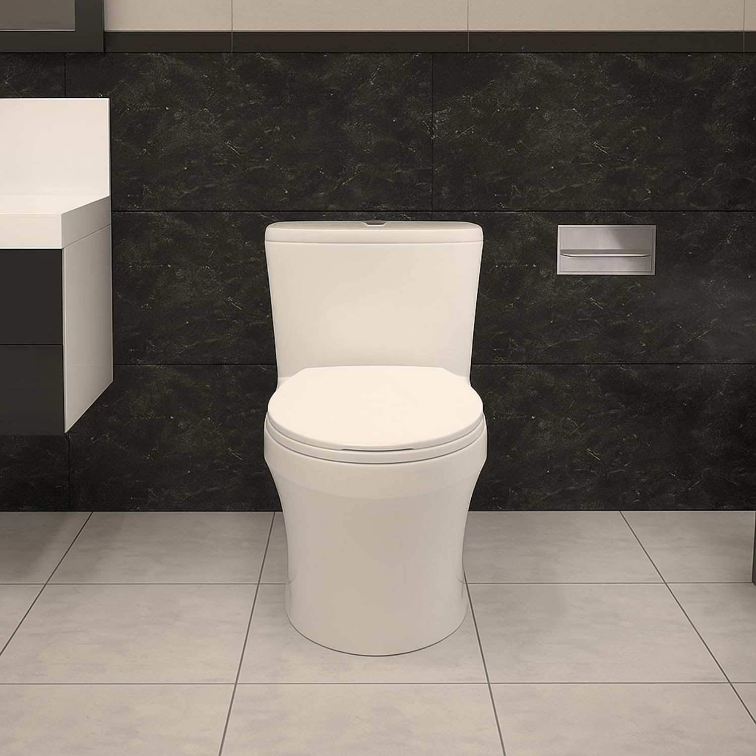 Thumbnail 1 de Soft Close Oval Toilet Seat with Quick-Release Hinges – UF Material by AAN®