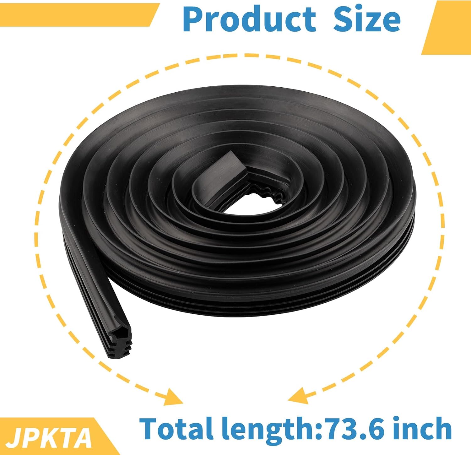 Detalle de JPKTA J-5304475599 Dishwasher Door Gasket Seal Replacement Part