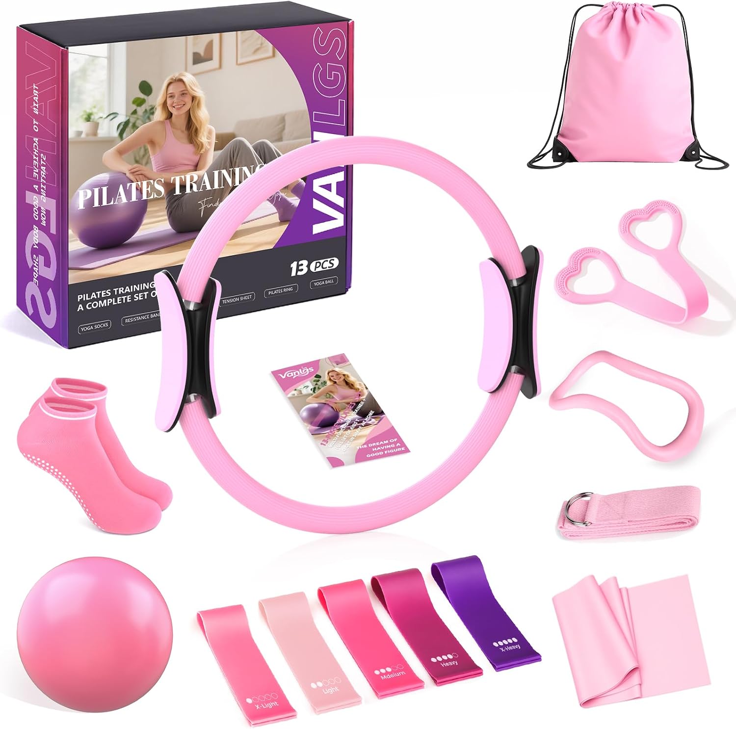 Detalle de Vanlgs Pilates Kit 13-Piece 🧘