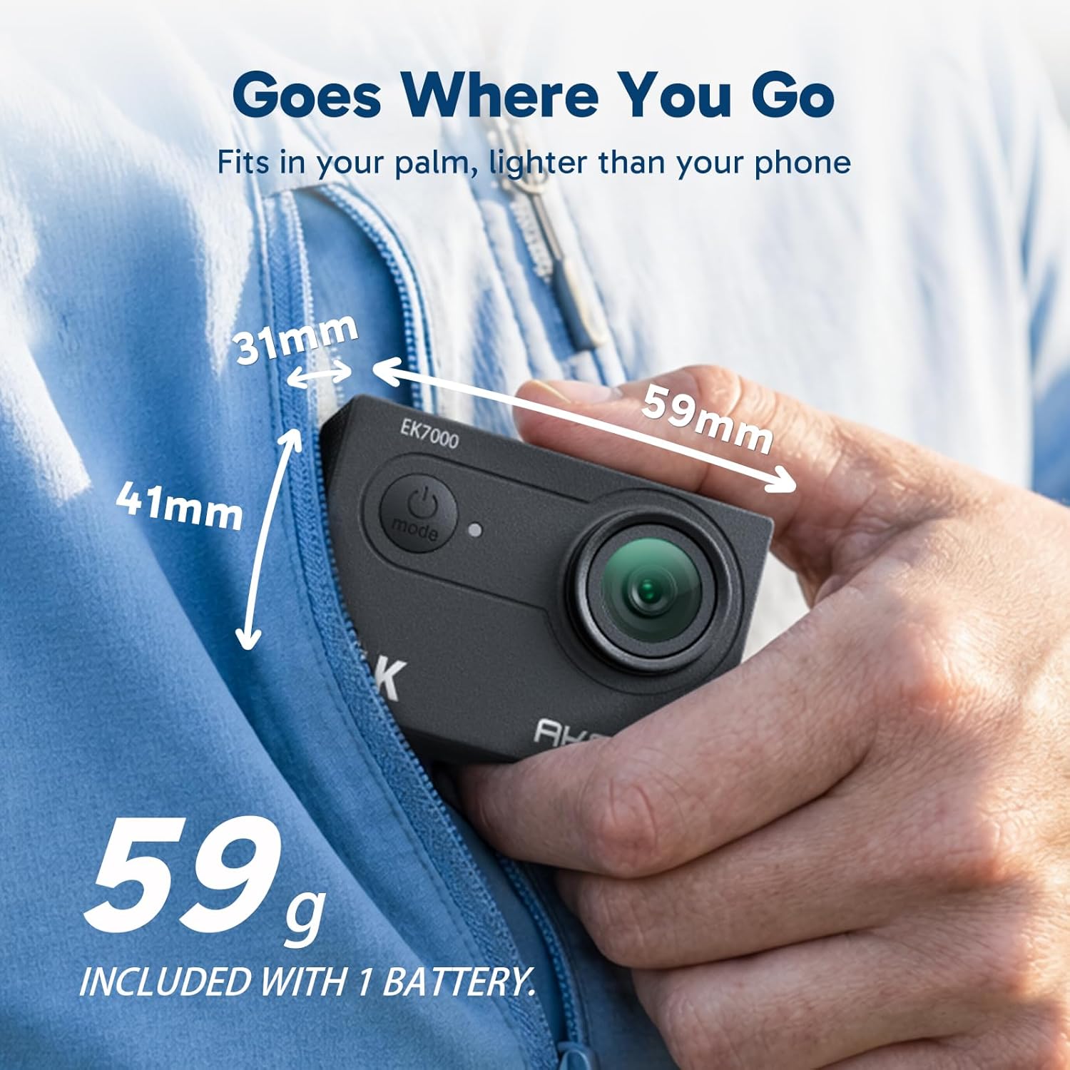 Thumbnail 6 de AKASO EK7000 4K Action Camera