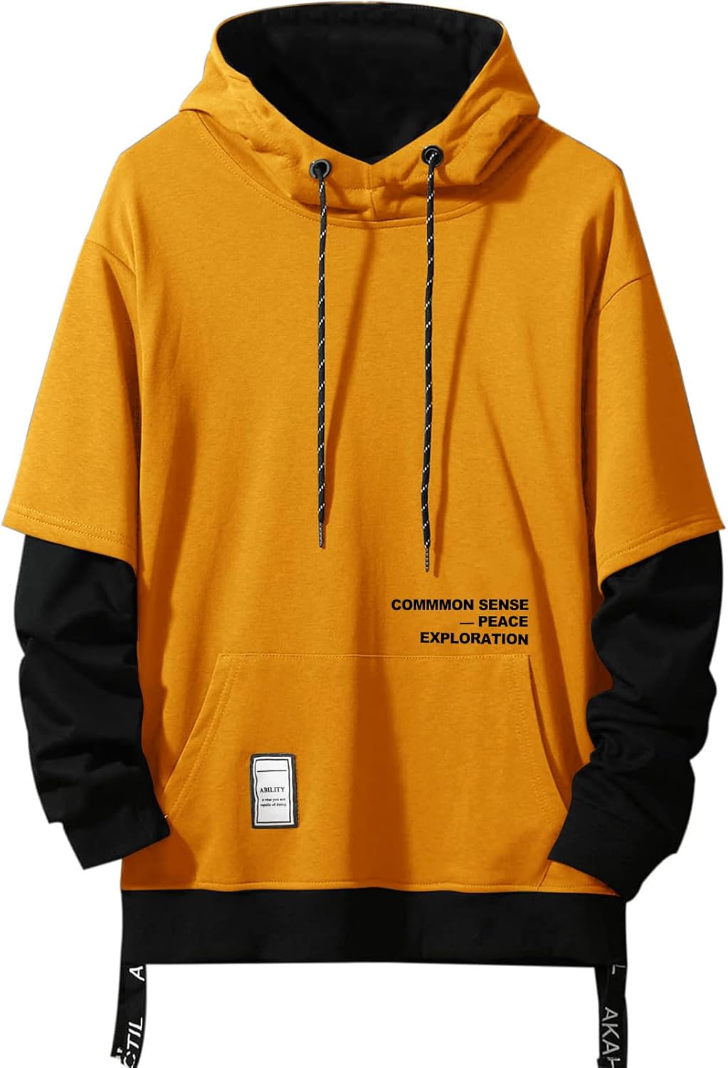Thumbnail 5 de Moshtashio Kapuzenpullover für Herren Patchwork Hoodie mit Kapuze