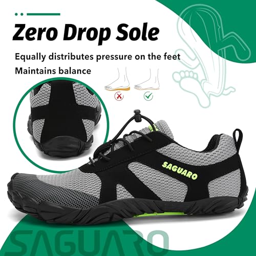 Thumbnail 5 de SAGUARO Barefoot minimalistas para training, trail y agua (Gris Nube) – Talla 45 EU