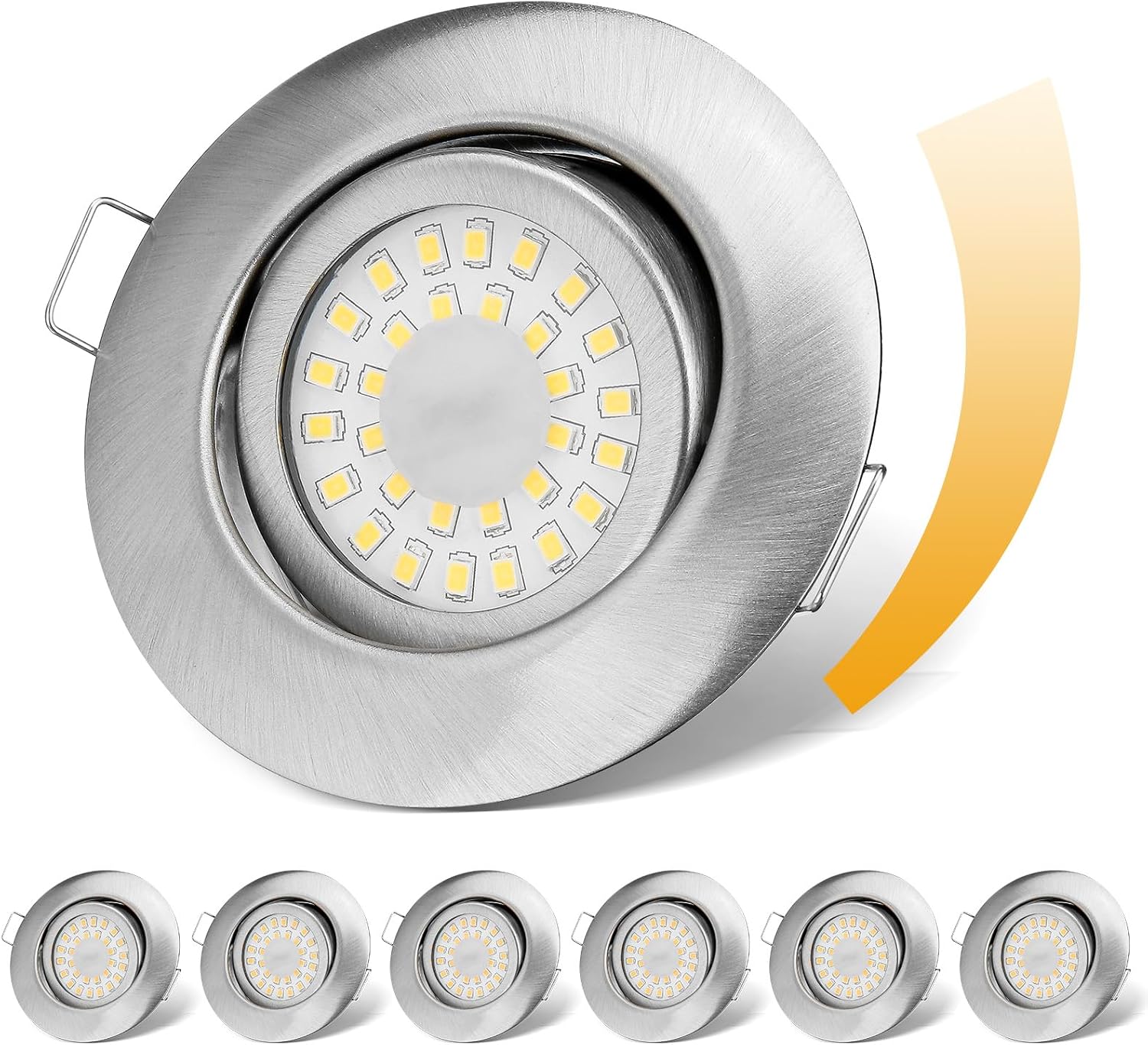 Detalle de cloksh LED Einbaustrahler 6 W 230V 6er-Set