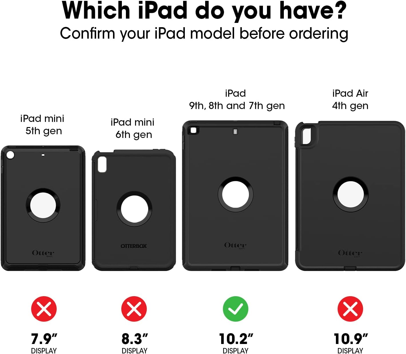 Thumbnail 6 de OtterBox Unlimited Hülle für iPad 10,2" (7. Gen 2019 / 8. Gen 2020 / 9. Gen 2021) – Grau