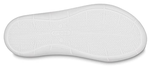 Detalle de Crocs Swiftwater Sandal W: sandalia de agua sin cordones para mujer (Black/White) 36-37 EU