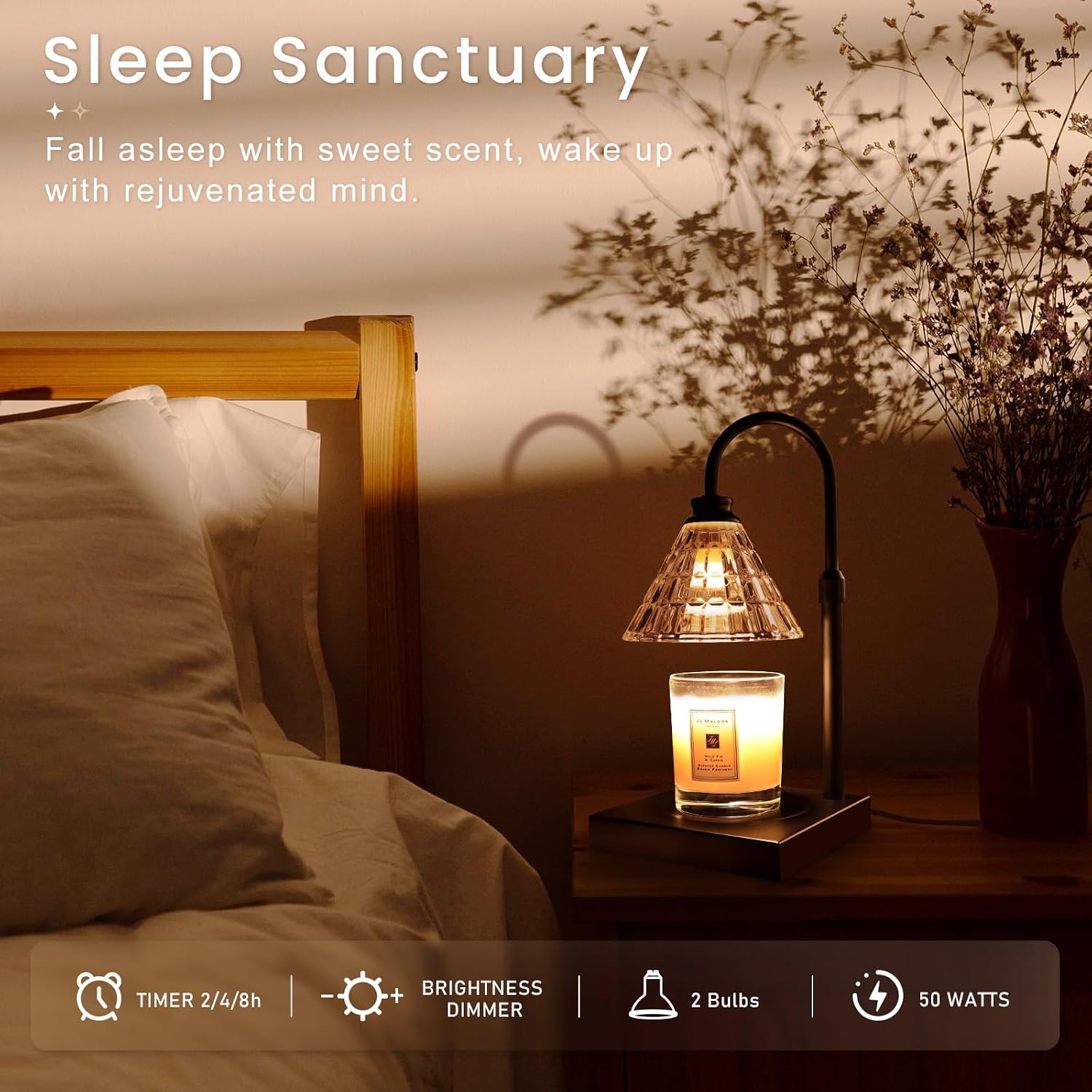 Thumbnail 5 de MAKYTWOW Candle Warmer Lamp