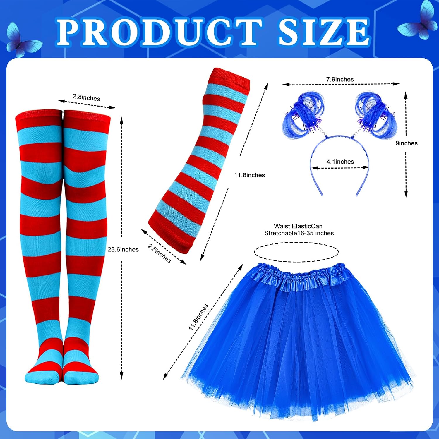 Detalle de Mototo Costume Accessories Set, Tulle