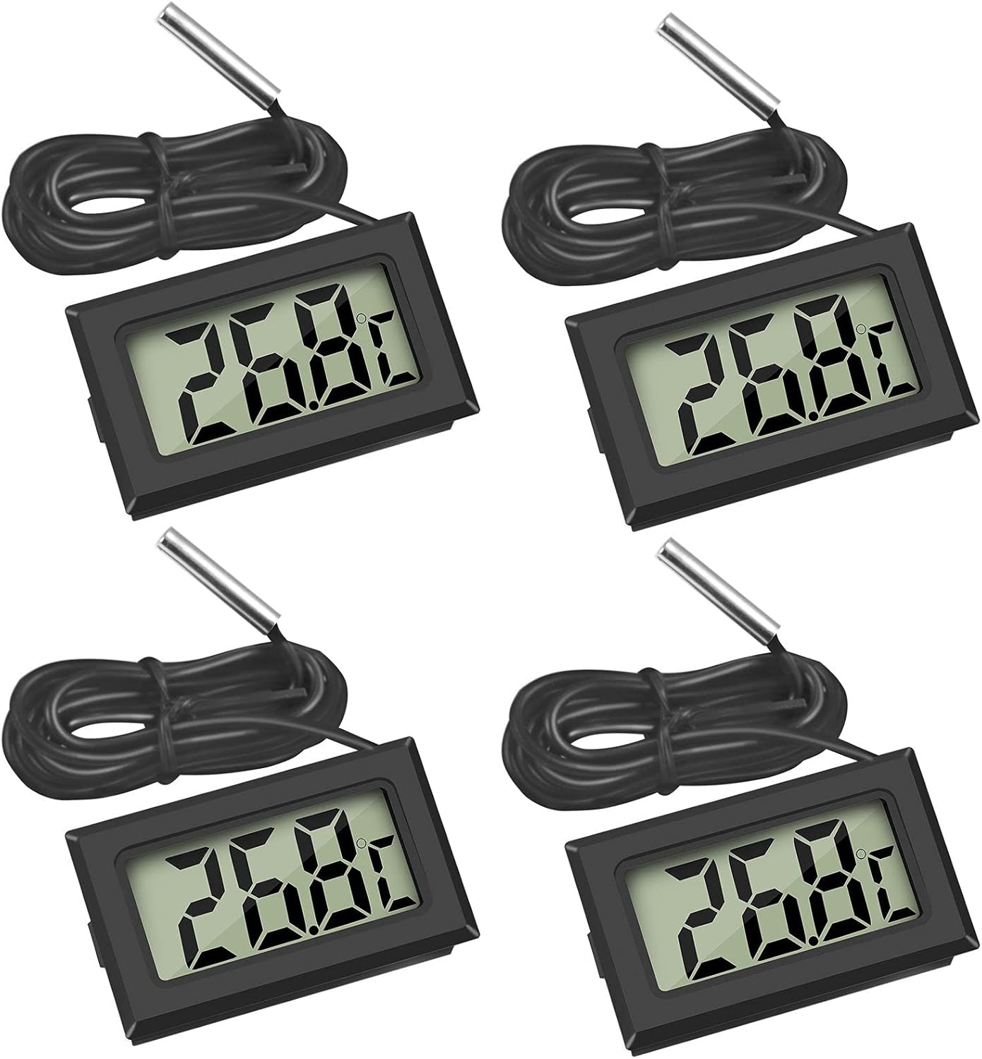 Thlevel Digital Reptile Thermometer 4 Pack