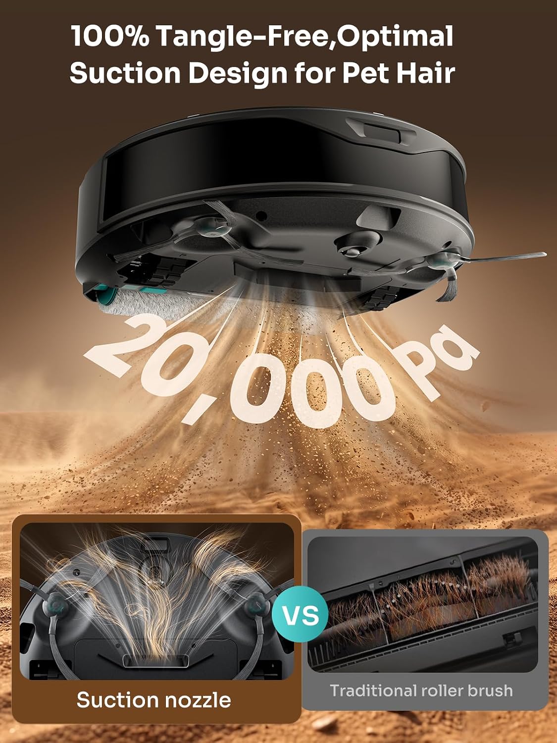 Thumbnail 4 de Lefant M210 OMNI Robot Vacuum and Mop with 20,000Pa Suction and Self-Cleaning Base