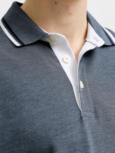 Detalle de JACK & JONES Jjepaulos Polo SS Noos, Blue Mirage (S) – ficha de compra