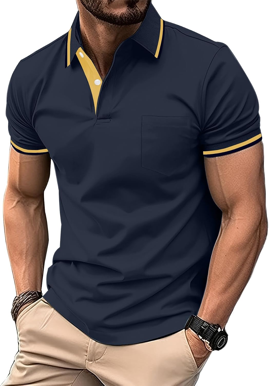 Thumbnail 1 de LLdress lot de 3 polos de golf respirants