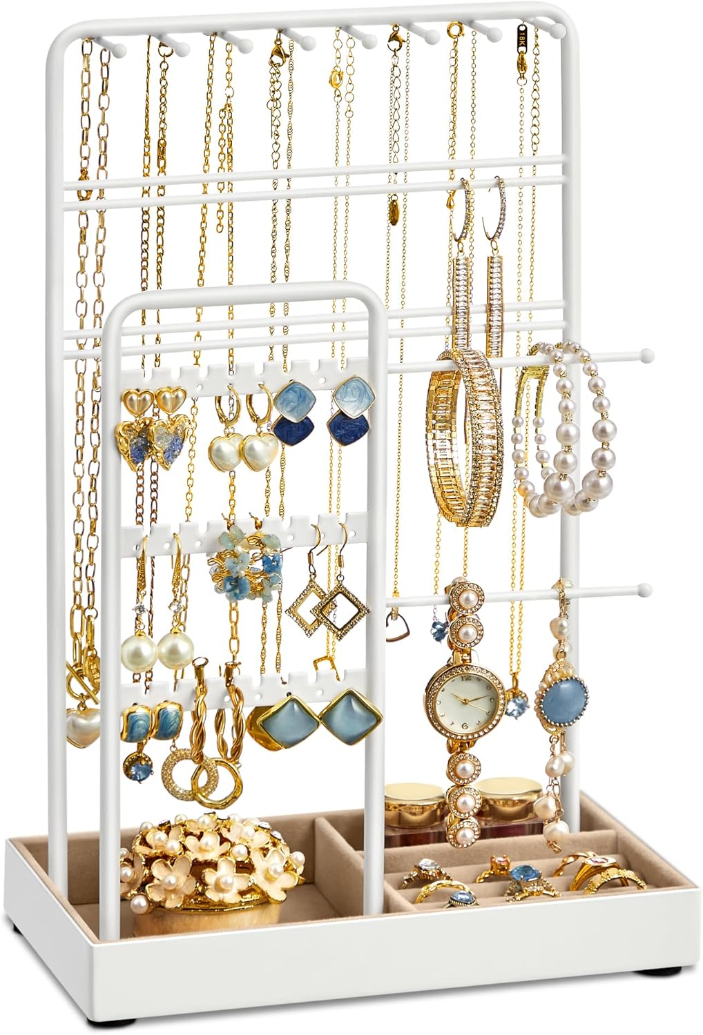 Detalle de SONGMICS soporte de joyas JJS021W01, 30 cm