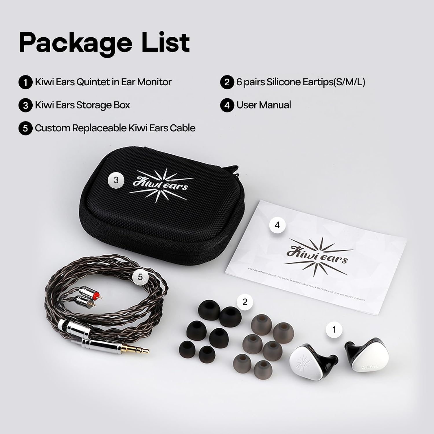 Thumbnail 6 de Linsoul Kiwi Ears Quintet In Ear Monitor