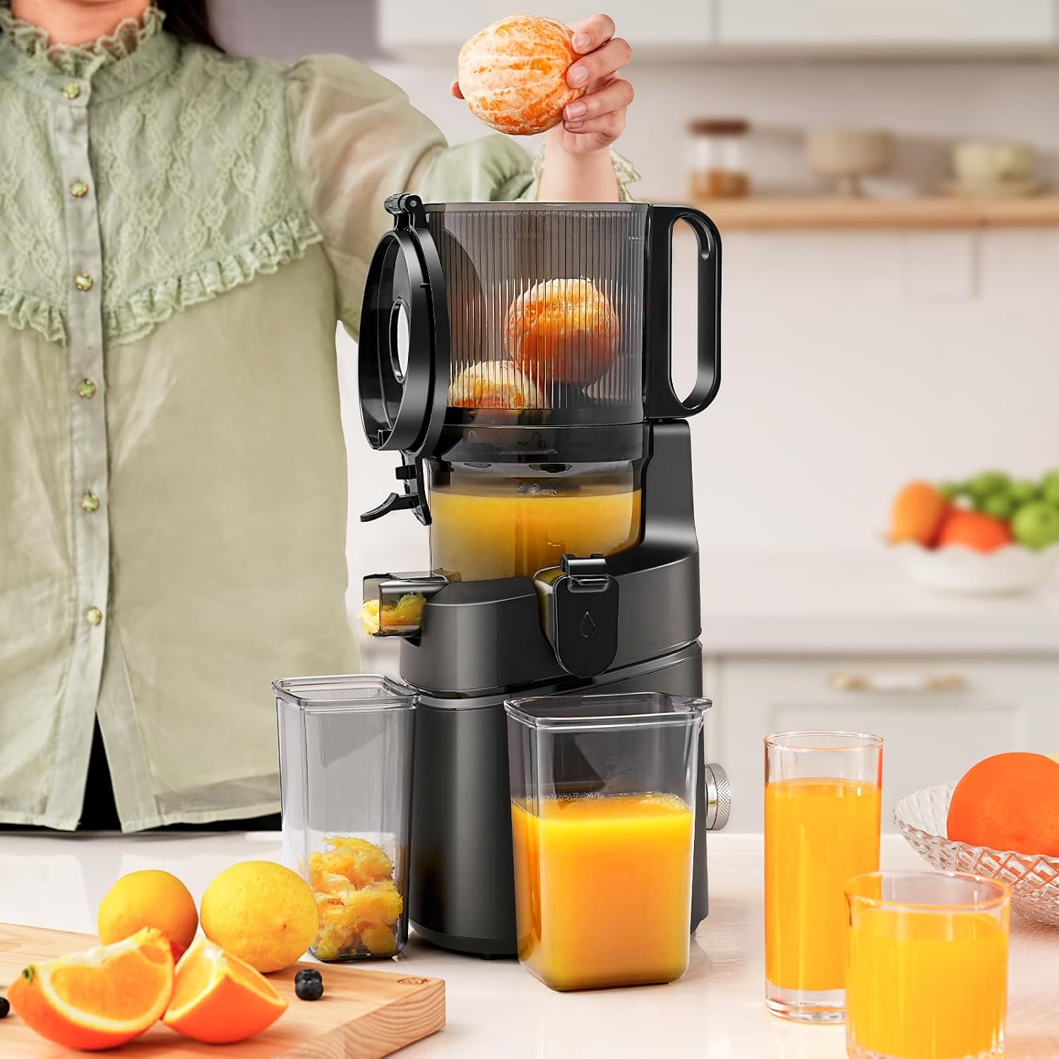 Thumbnail 5 de AMZCHEF SJ-036 250W Slow Juicer Entsafter