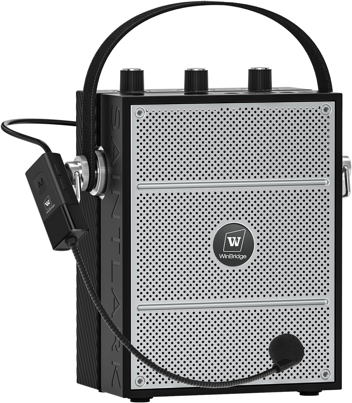 Detalle de SANMIC S98 Voice Amplifier with Wireless Headset Mic, Bluetooth and LED Screen