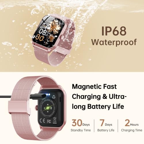Detalle 2 de taopodo JX637: Reloj Inteligente para Mujer con Llamadas, 1,91" y 120+ Modos Deportivos