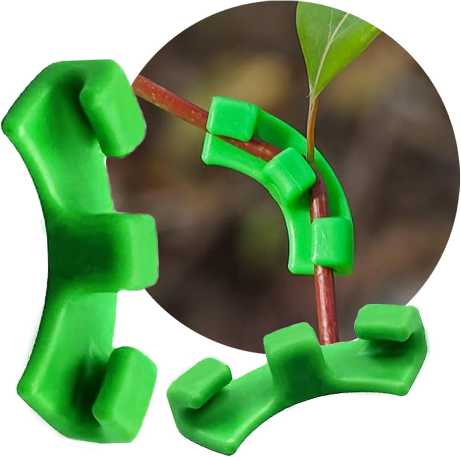 Detalle de Plant Stem Training Clips, 90-Degree