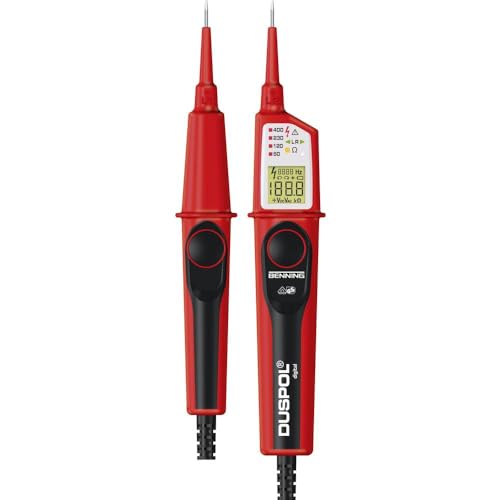 Detalle de BENNING DUSPOL digital: Digitaler True RMS Spannungsprüfer 2-polig (1 V–1000 V AC / 1200 V DC)