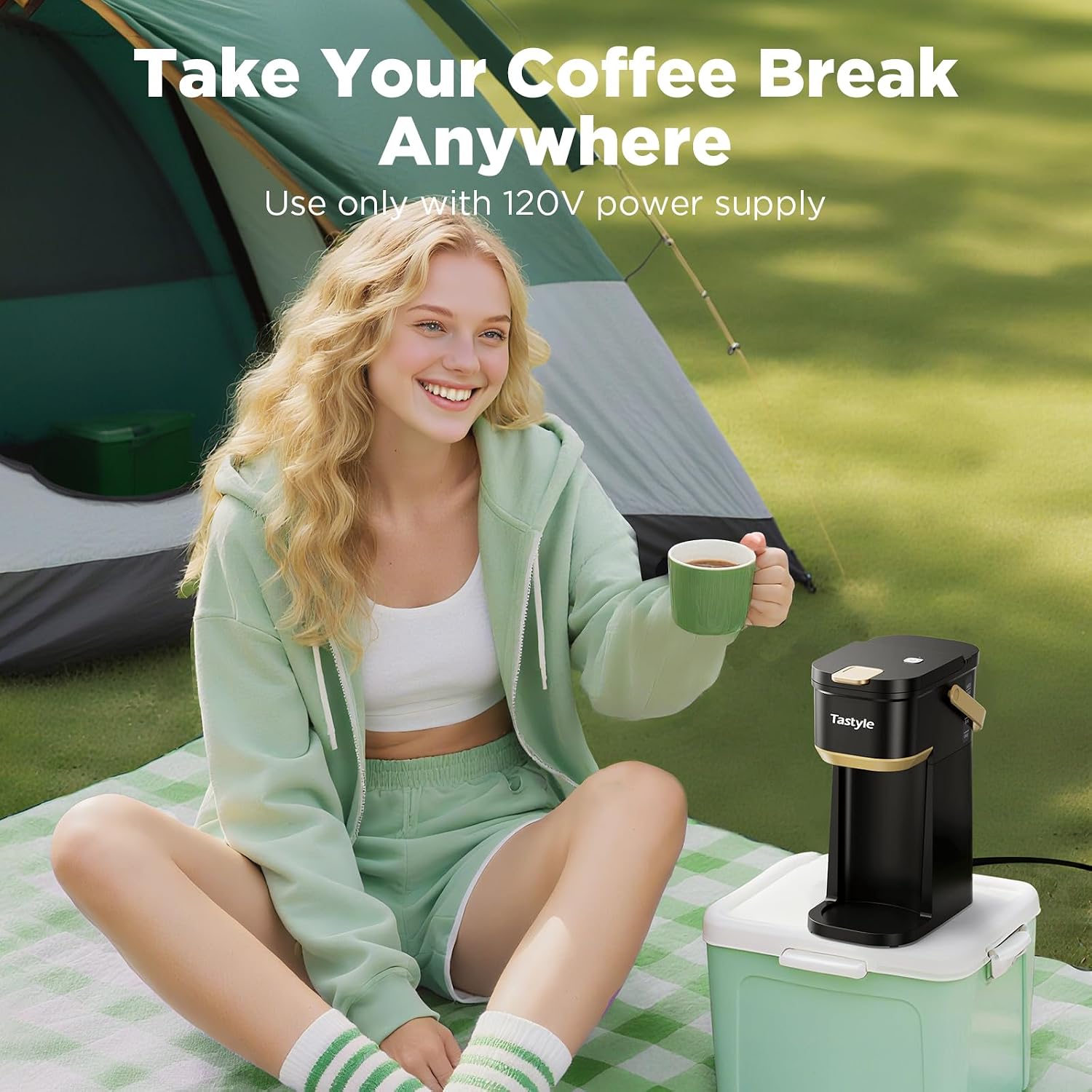 Thumbnail 6 de Tastyle Single Serve One Cup Coffee Maker 12 oz