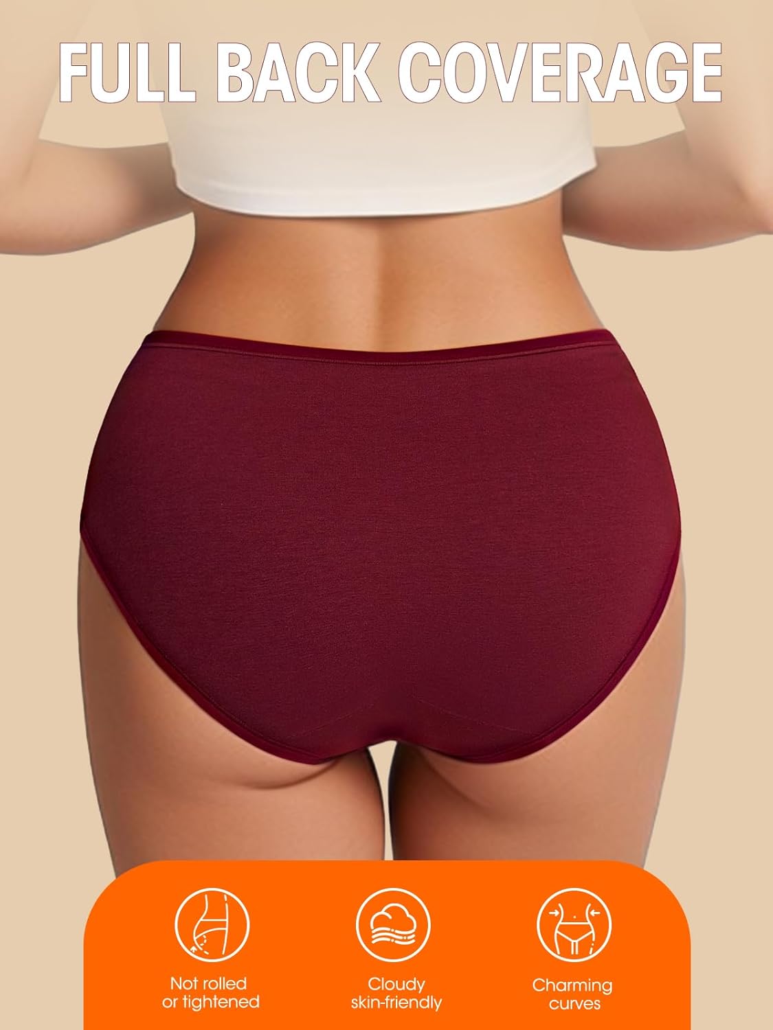 Detalle 2 de PNQUNZ Cotton Hipster 6-Pack Panties