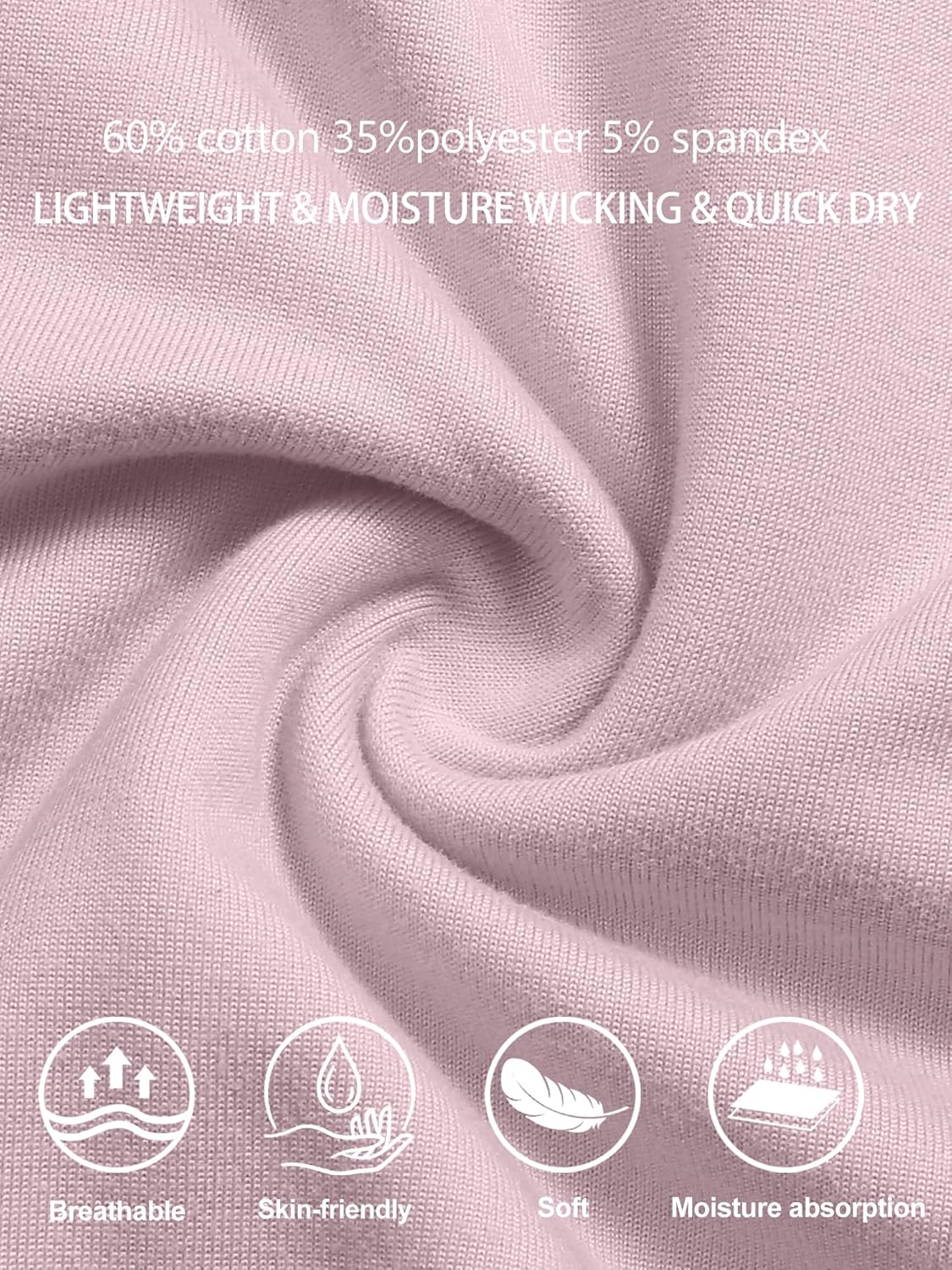 Thumbnail 5 de Damen Baumwolle Langarm-Top im Basic-Stil – 3er oder 5er Pack, Classic-Fit