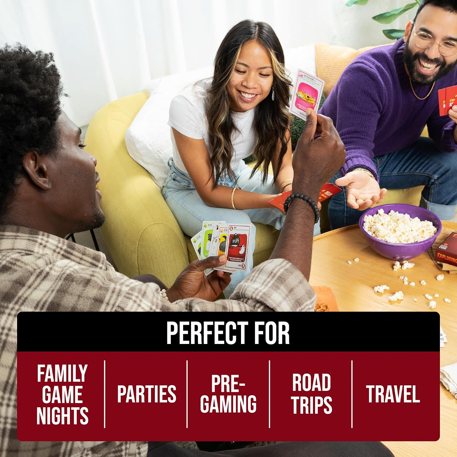 Detalle de Exploding Kittens Original Edition: il party game di carte per serate in famiglia