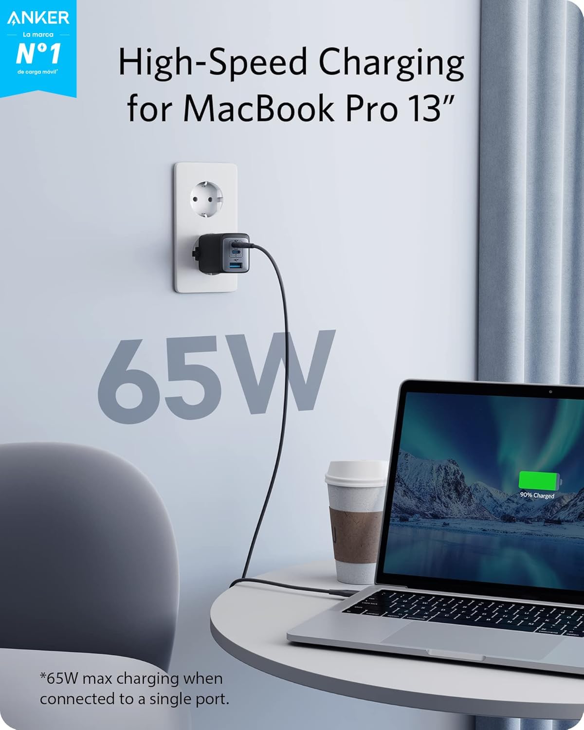 Detalle 2 de Anker 735 Nano II 65W Cargador USB-C