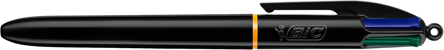 Thumbnail 1 de BIC 4 Couleurs Pro Stylos-Bille Rétractables (12x) — Pointe moyenne 1 mm, pratiques et fiables