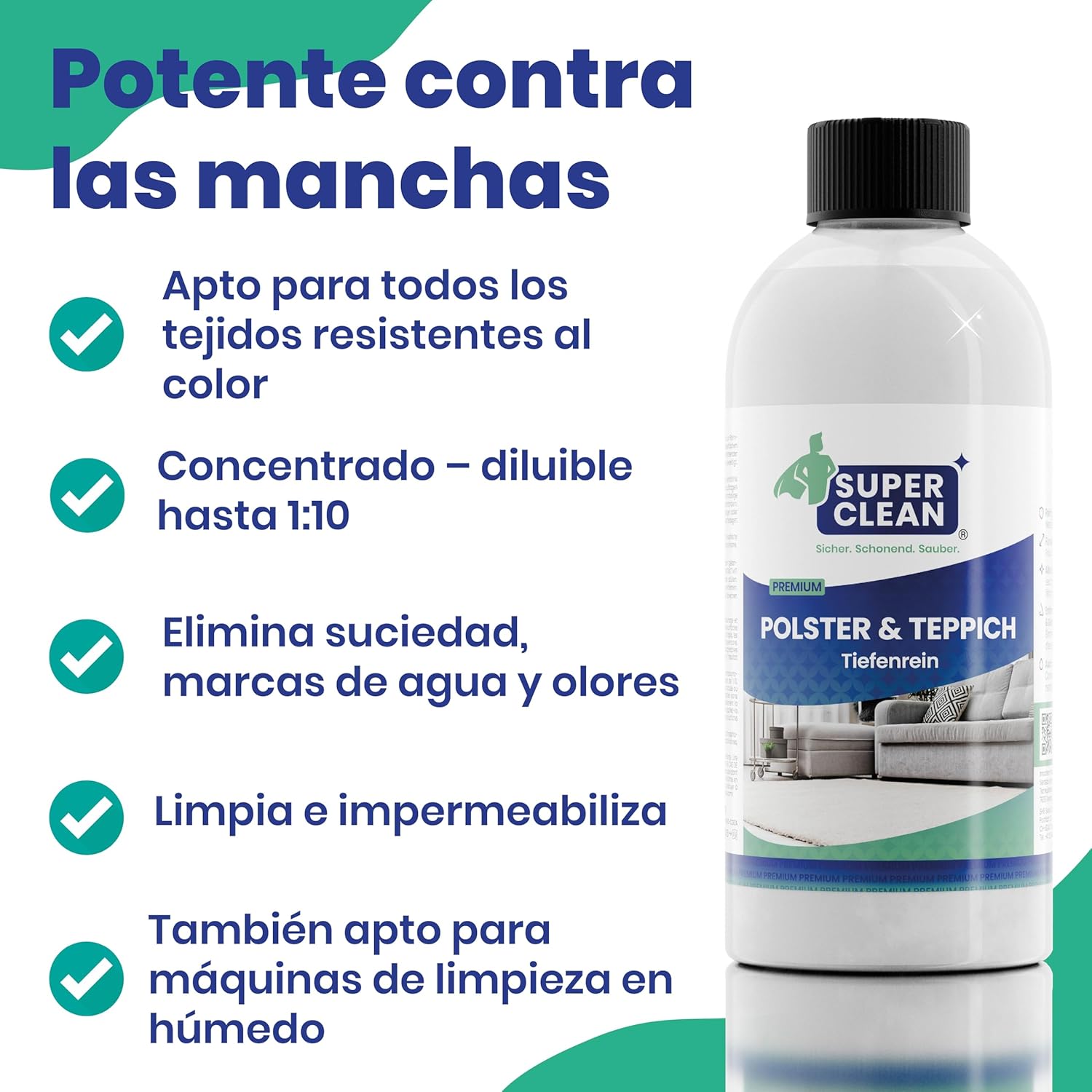Thumbnail 1 de SUPER CLEAN Limpiador concentrado para tapicerías