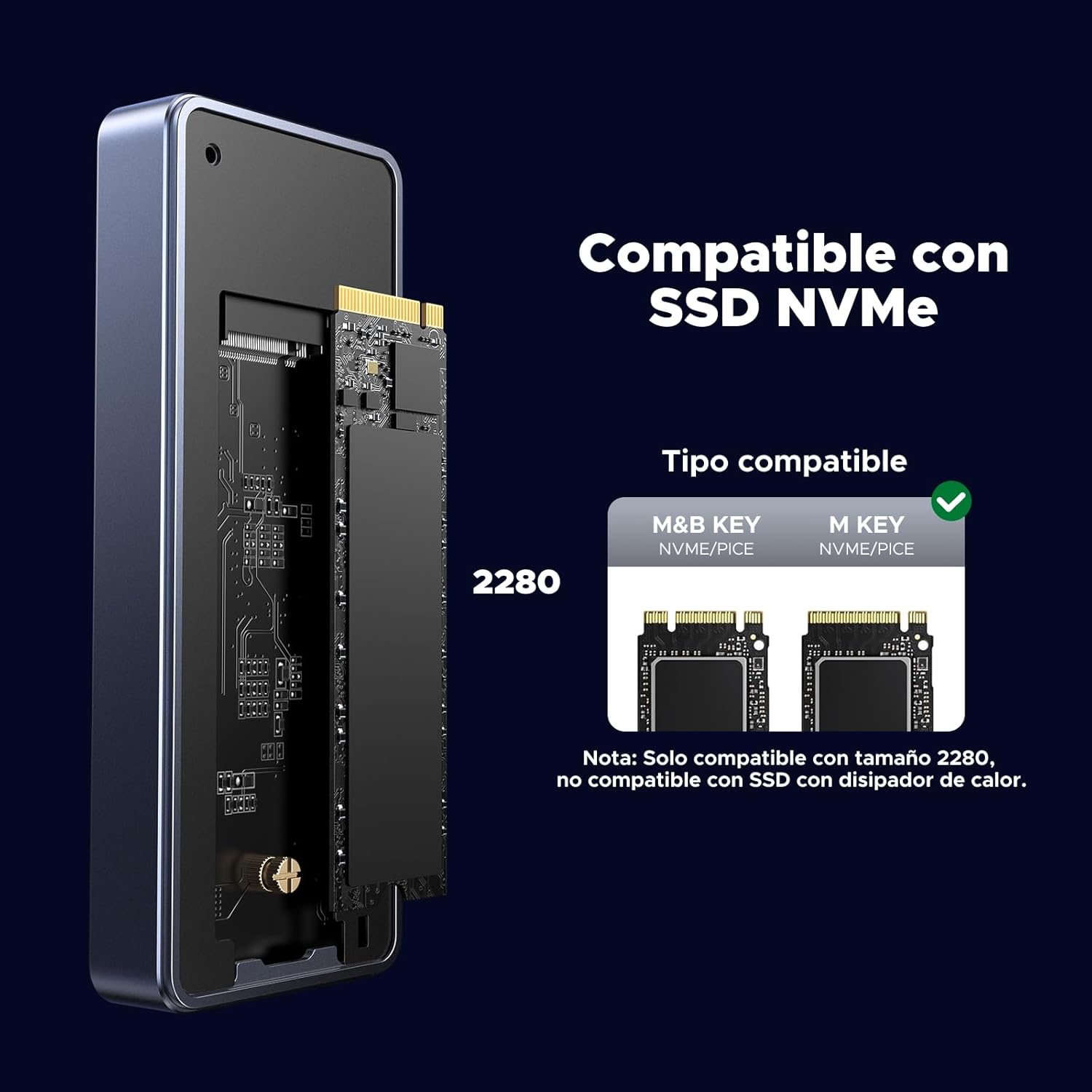 Thumbnail 4 de UGREEN Carcasa NVMe M2 2280 40 Gbps