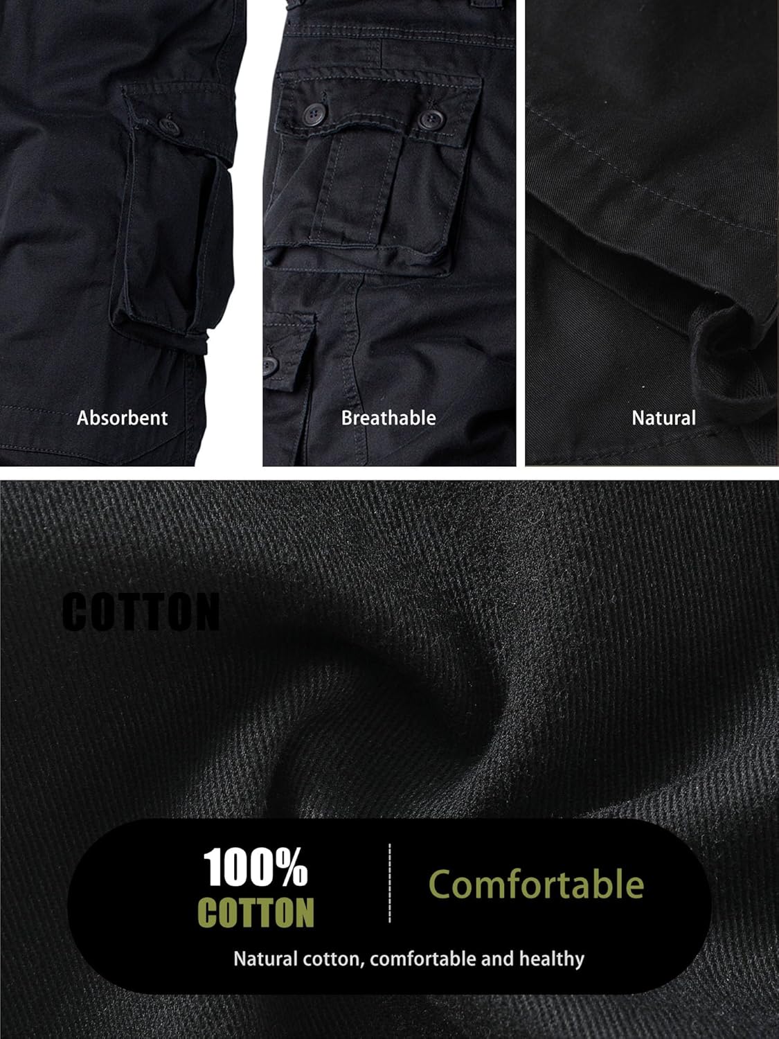 Thumbnail 2 de AKHIKING Women's Cargo Pants – 8-Pocket Camouflage Ripstop Trousers