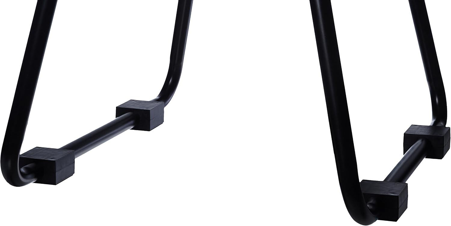 Detalle de Amazon Basics Dip Fitness Bar – poręcze ze stali stopowej, udźwig 300 kg