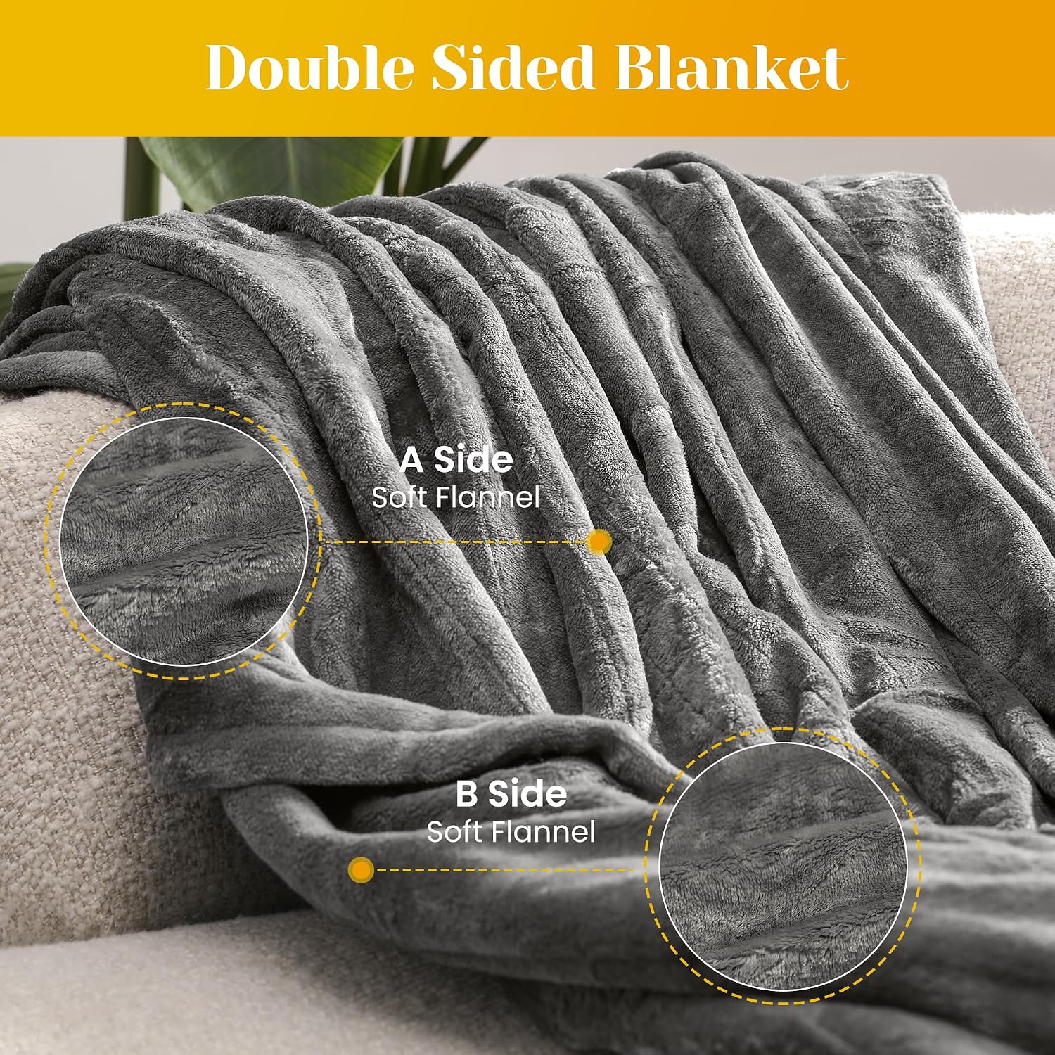Detalle 2 de SUNVIVI Heated Blanket King Size 10‑Setting