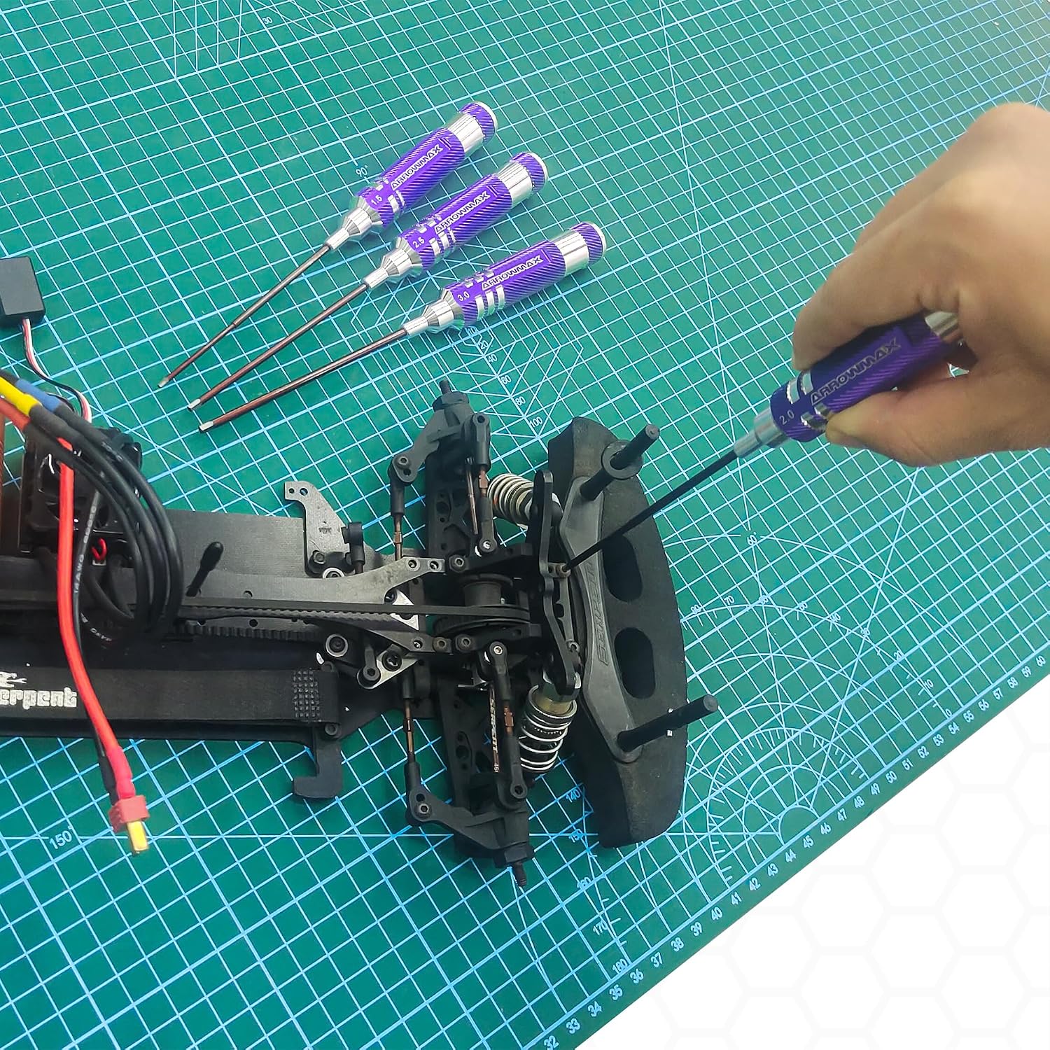 Thumbnail 4 de ARROWMAX Set cacciaviti esagonali 4 pezzi 1,5‑3 mm