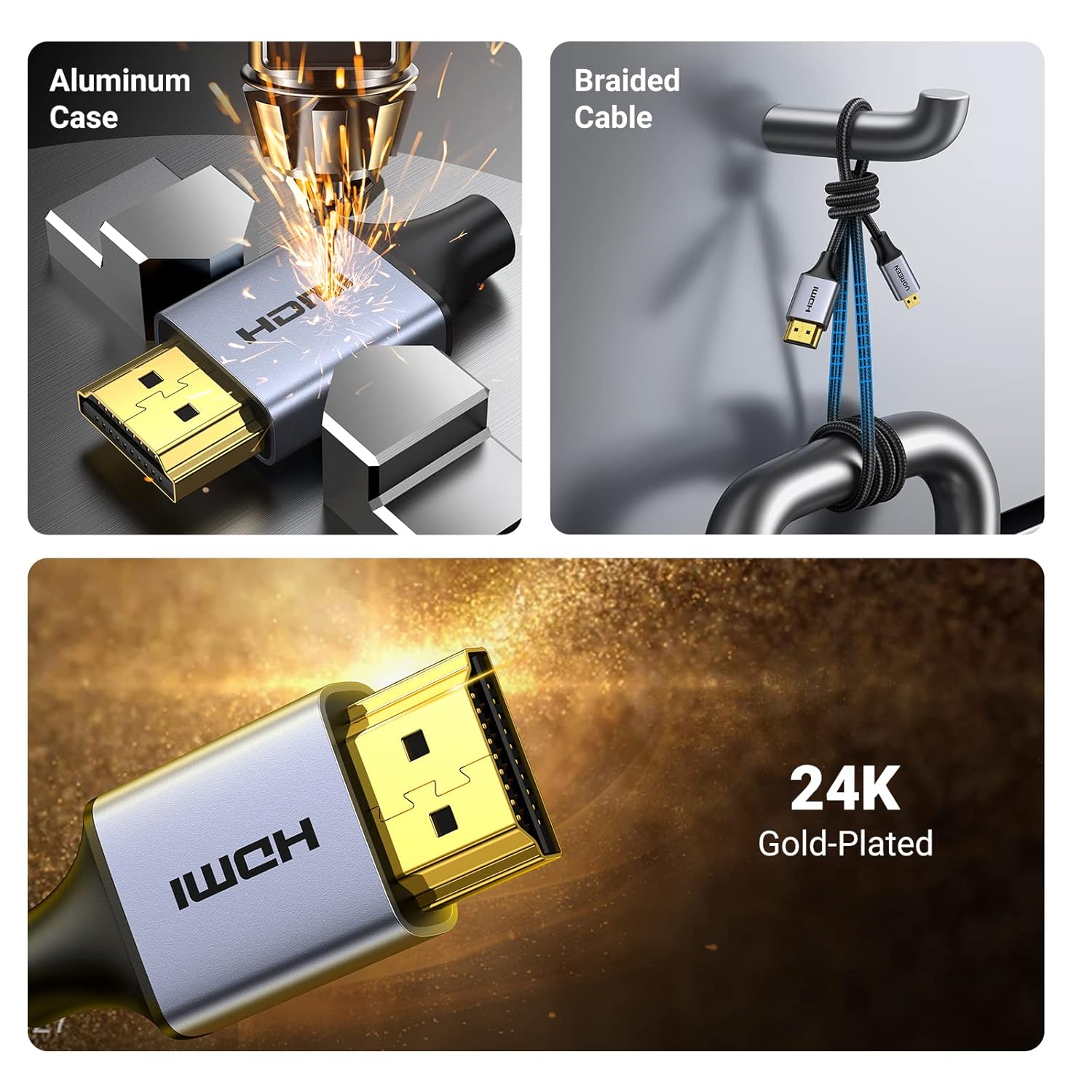 Thumbnail 5 de UGREEN Micro HDMI to HDMI Cable 2m 4K 1440p@144Hz