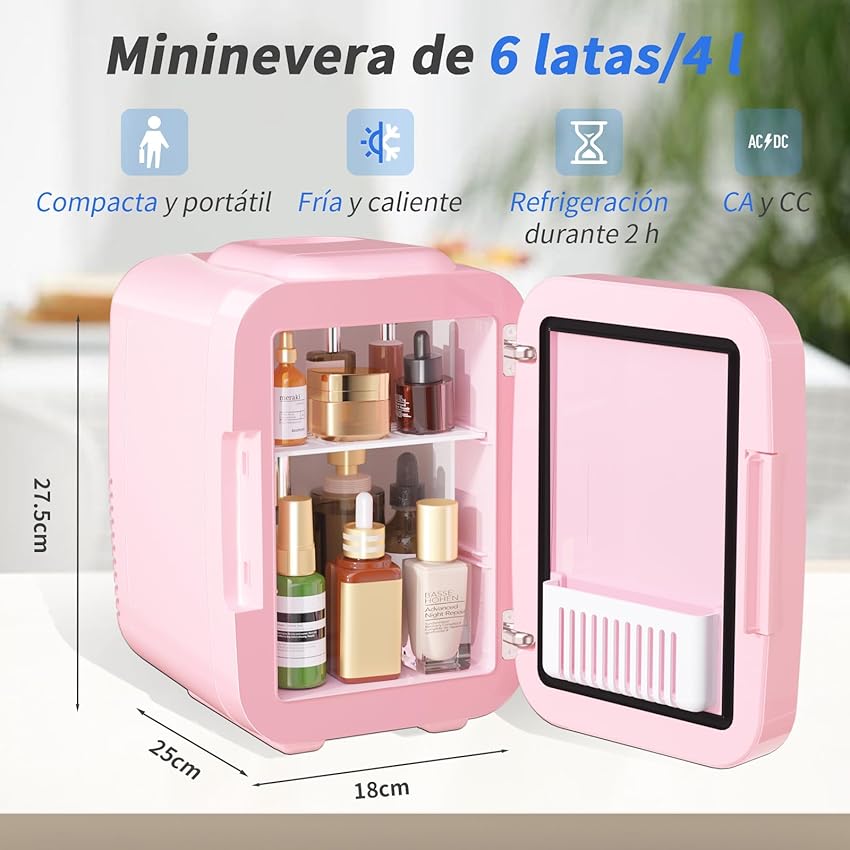 Thumbnail 1 de YASHE Mini nevera 4 L portátil para dormitorio