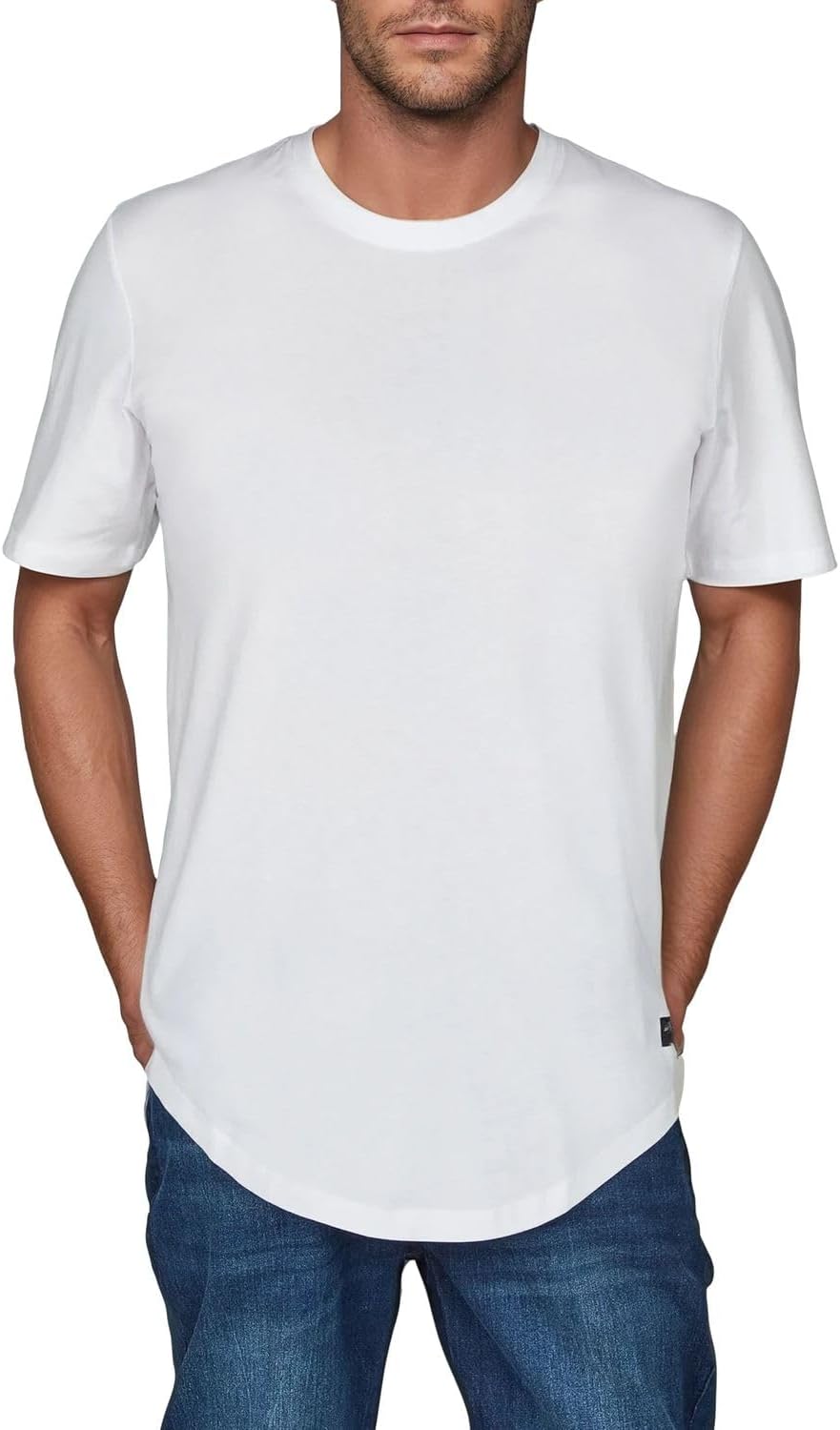 Thumbnail 1 de Jack & Jones Herren T-Shirt 3er-Set Regular Fit aus Bio-Baumwolle (Rundhals, lang geschnitten)