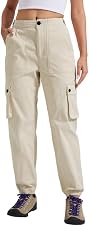 Detalle de Pioneer Camp Pantalon Cargo Femme 6 poches