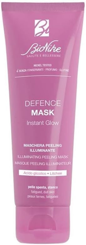 Detalle de BioNike Defence - Mask Instant Glow: Maschera peeling illuminante per pelli spente, 75 ml