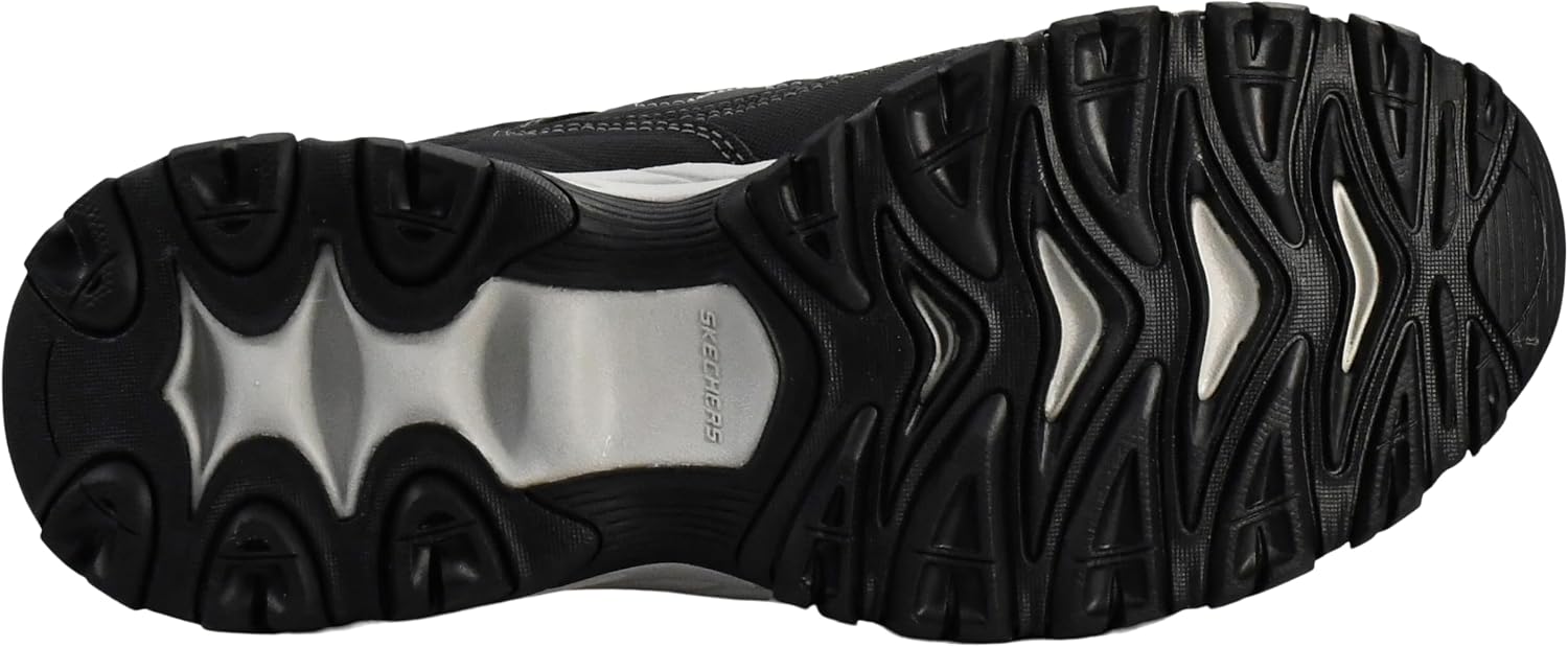 Detalle de Skechers Men's Afterburn M. Fit Fashion Sneakers – Leather Upper, Memory Foam Insole