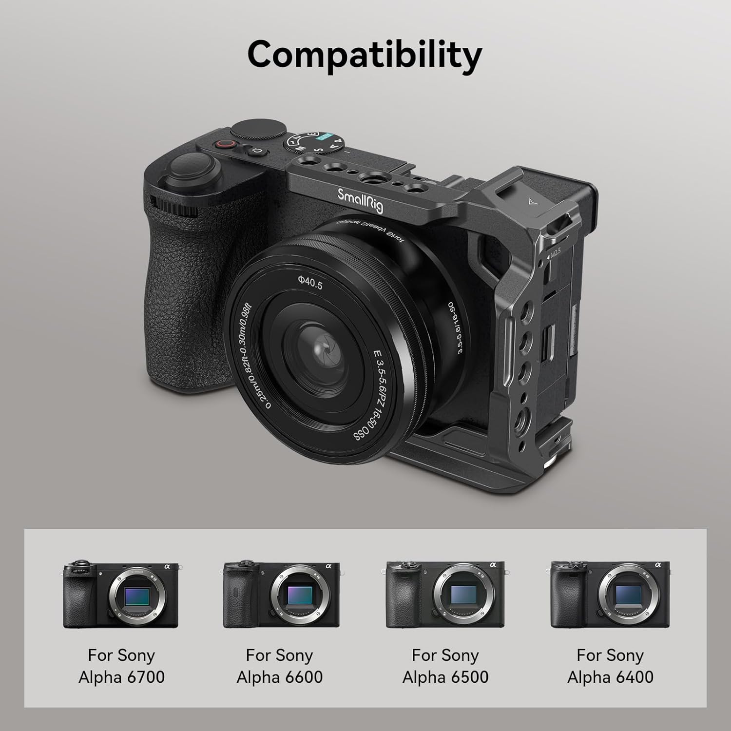 Thumbnail 3 de SMALLRIG Demi-Cage 4337 pour Sony Alpha