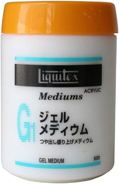 Detalle de リキテックス(Liquitex)アクリル絵具用ジェルメディウム 500ml 光沢仕上げ