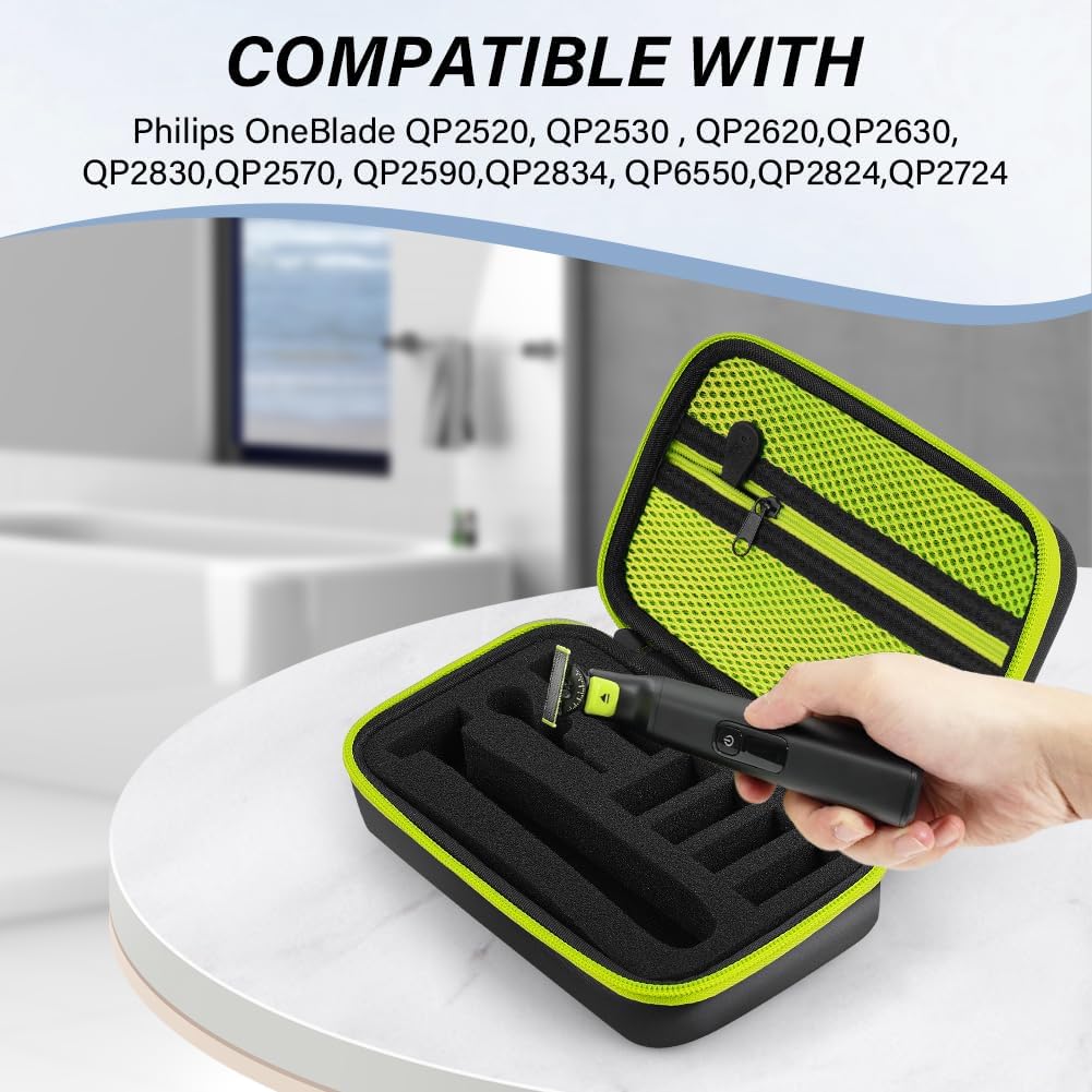 Detalle de AOGOE Custodia per Philips OneBlade: protezione rigida EVA e stile per i tuoi rasoio