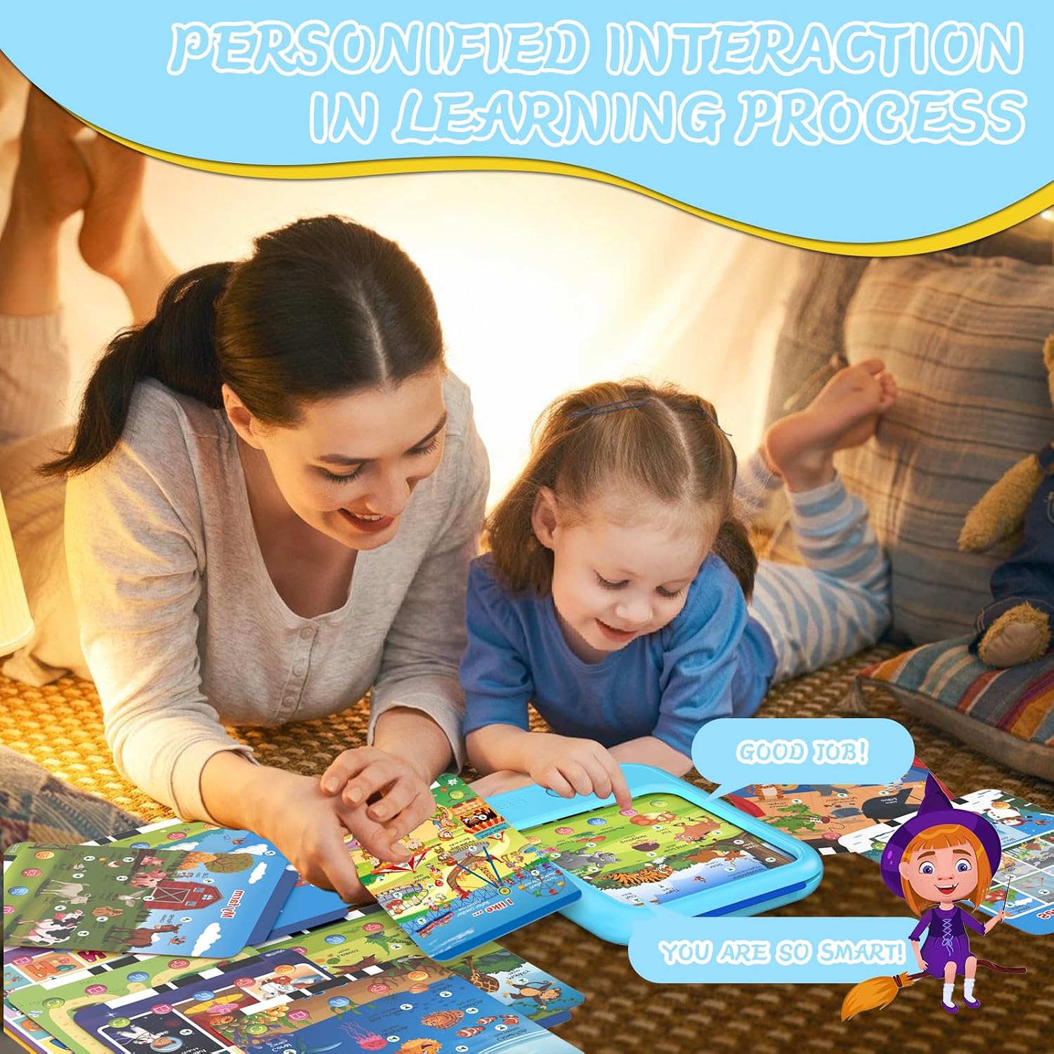 Detalle de Qiaojoy Learning Tablet Toy, 40 Themes