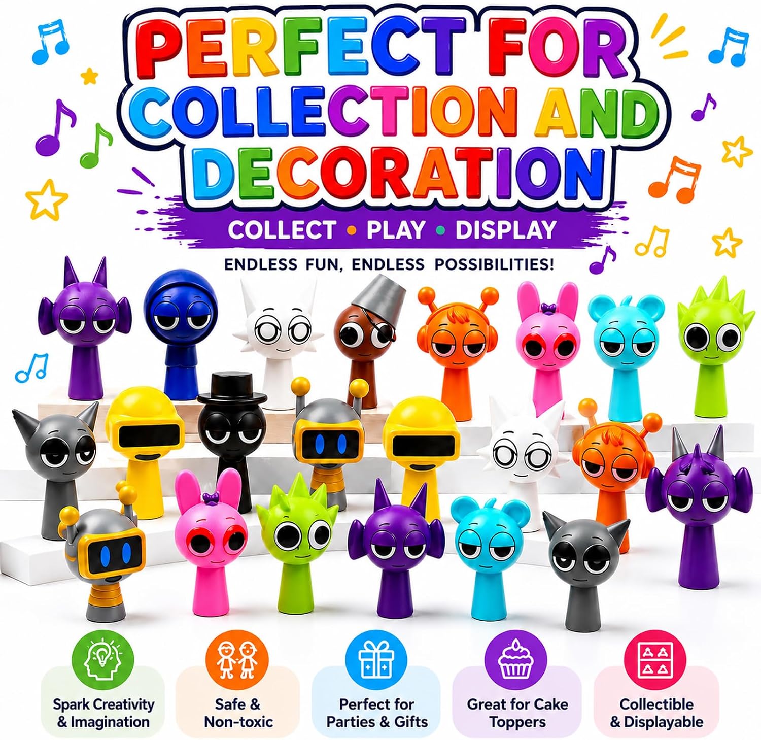 Detalle de DONGYING Action Figures Mystery Box: 36 Multicolor Office Decor Collectibles
